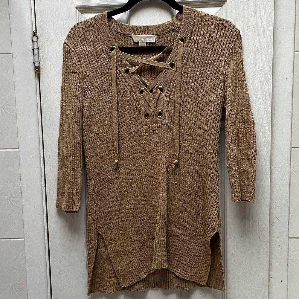 Michael Kors Lace Front Shirt